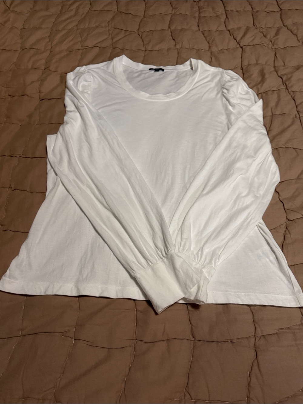 Rails Classic White Long-Sleeve Women's Top